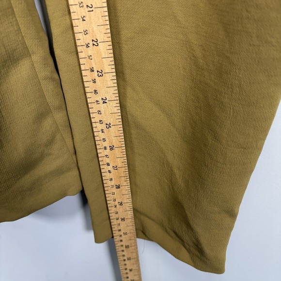 Aritzia Wilfred Gabriel Pant High Waisted Pleated Trousers Olive Green Size 2 - Picture 13 of 15